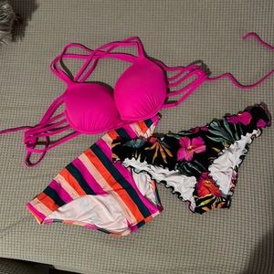 Shade & Shore 3 pieces swim bikini. Size S juniors